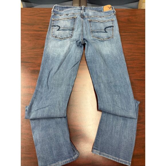 American Eagle Super Stretch Skinny Kick Jeans Size 12 X-Long - Picture 3 of 8